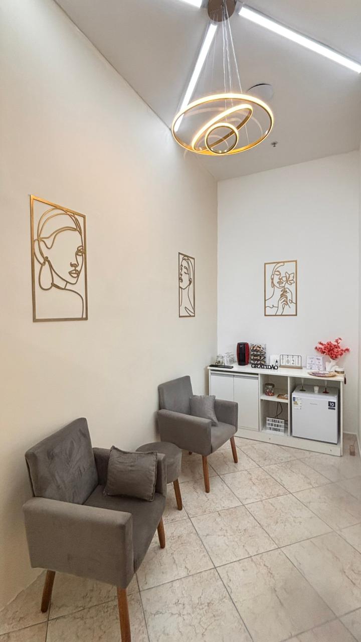 Sala de espera da clínica